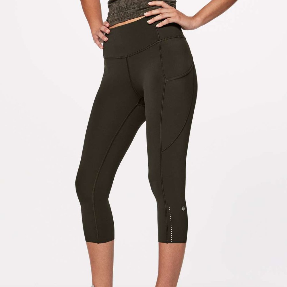 Lululemon fast and free crop tight